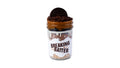 A Breaking Batter Cake Jar with Chocolate Cake, Chocolate Frosting, Chocolate Sprinkles and Chocolate Crunch in a Mini Mason Jar 