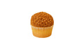 A Vanilla Cupcake Filled with Apple Cinnamon Filling, Topped with Cream Cheese Frosting and Crushed Graham Crackers.