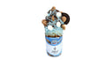 Monster Cookie Ice Cream, Chocolate Crunch, Chocolate Syrup, Cookie Crisp, Marshmallows, and Oreos