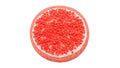Pink Sugar Cookie with Strawberry Frosting and Strawberry Crunch.