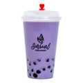 A Taro Milk Tea with Tapioca.