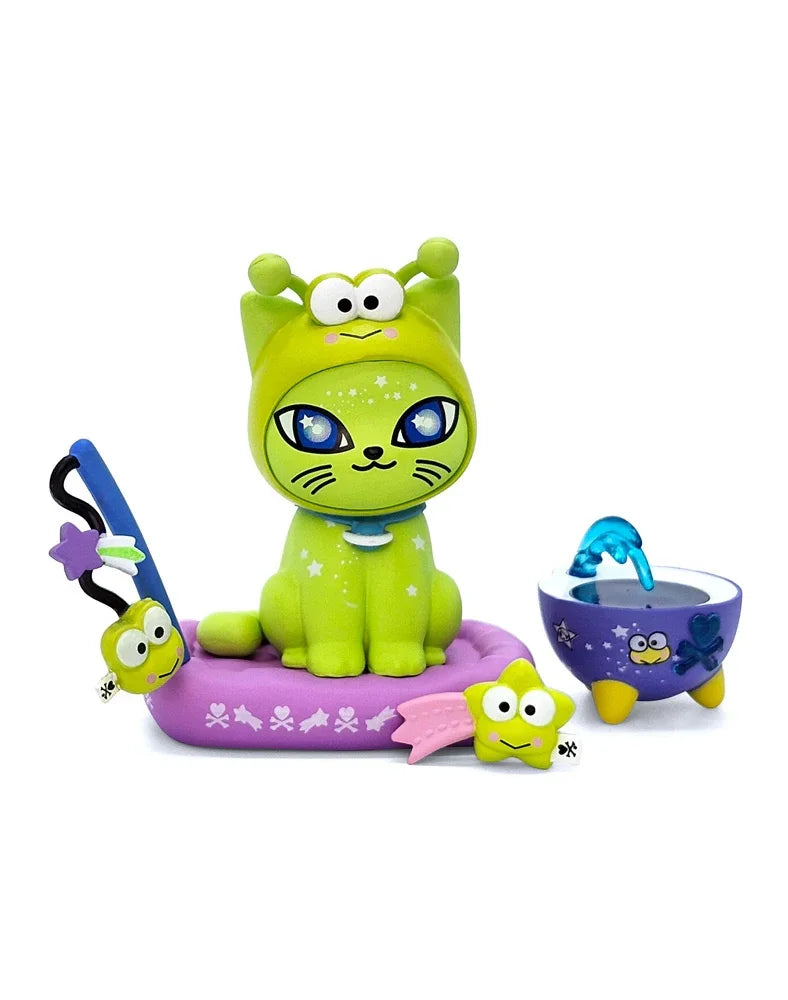 tokidoki Galactic Cats x Hello Kitty™ & Friends Kerropi™ x Galactic Paws Unicorno Figurine