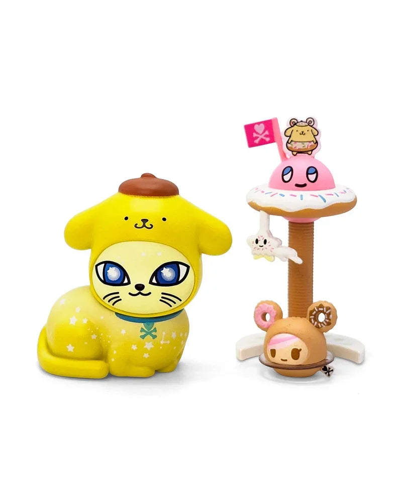 tokidoki Galactic Cats x Hello Kitty™ & Friends Popompurin™ x Bright Star Unicorno Figurine