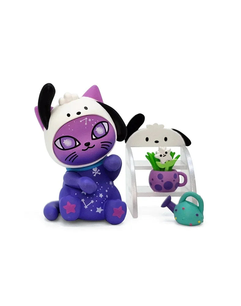 tokidoki Galactic Cats x Hello Kitty™ & Friends Pochacho™ x Twinkle Whiskers Unicorno Figurine