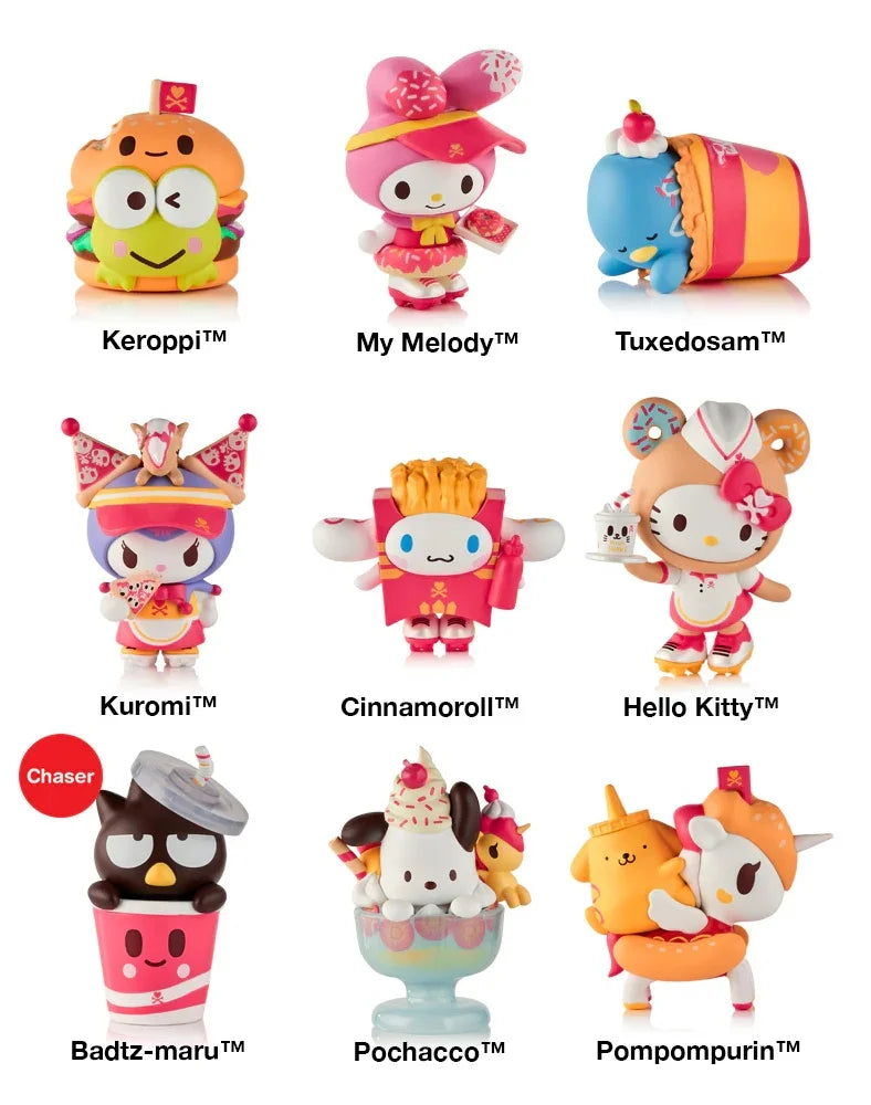 tokidoki Hello Kitty™ x Fast Food Figurine List