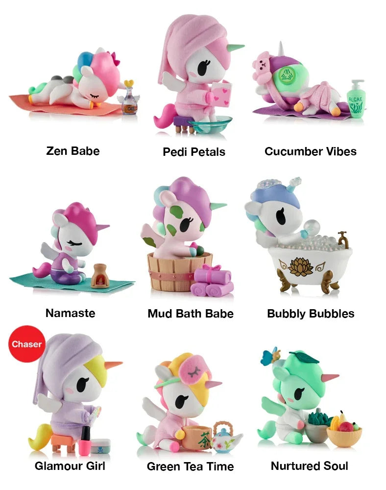 tokidoki Spa Day Unicornos Figurline List