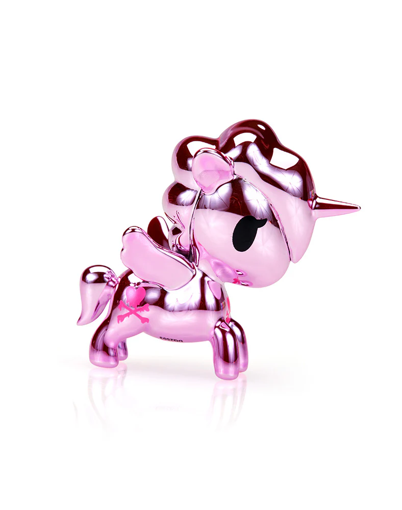 tokidoki Unicorno Lite Liquid Chrome 2 Cotton Candy Chrome Figurine