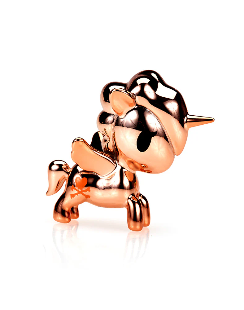 tokidoki Unicorno Lite Liquid Chrome 2 Peachy Chrome Figurine