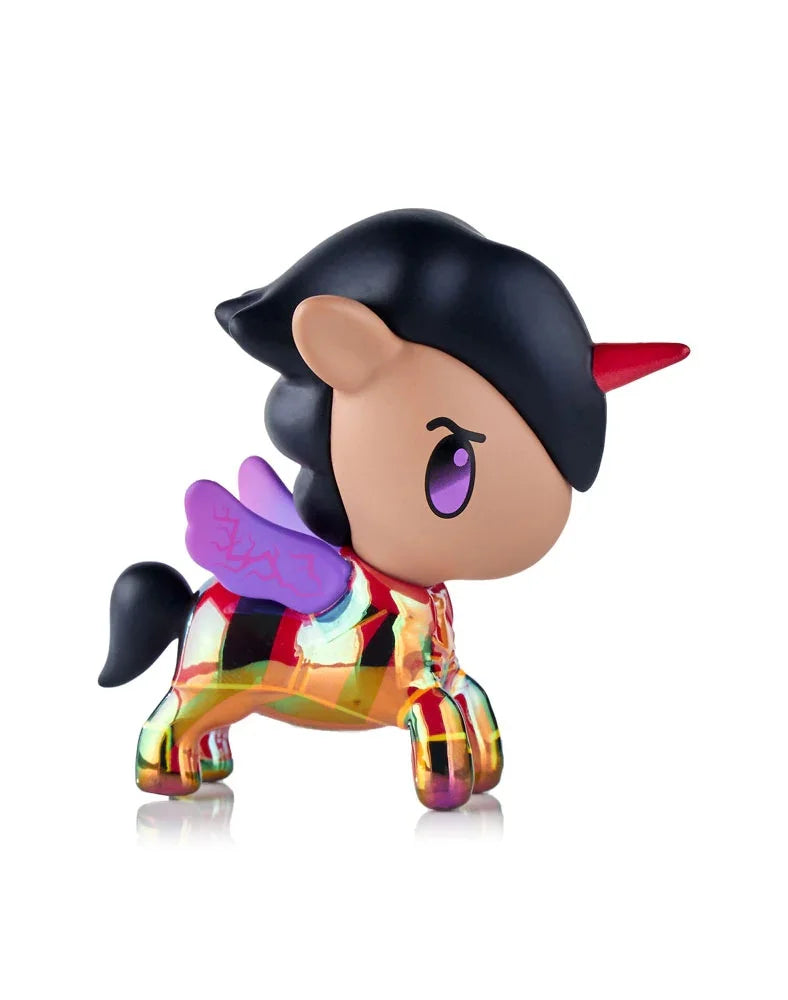 ARCANE Unicorno Black Light Chrome Silco Figurine